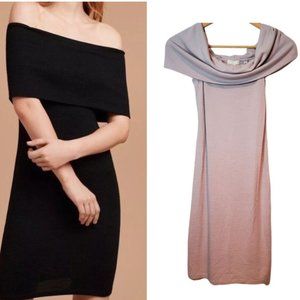 Aritzia Wilfred Free Archbold Over the Shoulder Mauve Dress S
